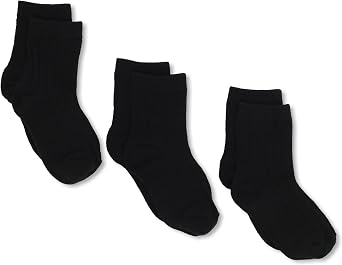 Jefferies Socks Baby-boys Infant Rib Crew Socks 3 Pair Pack