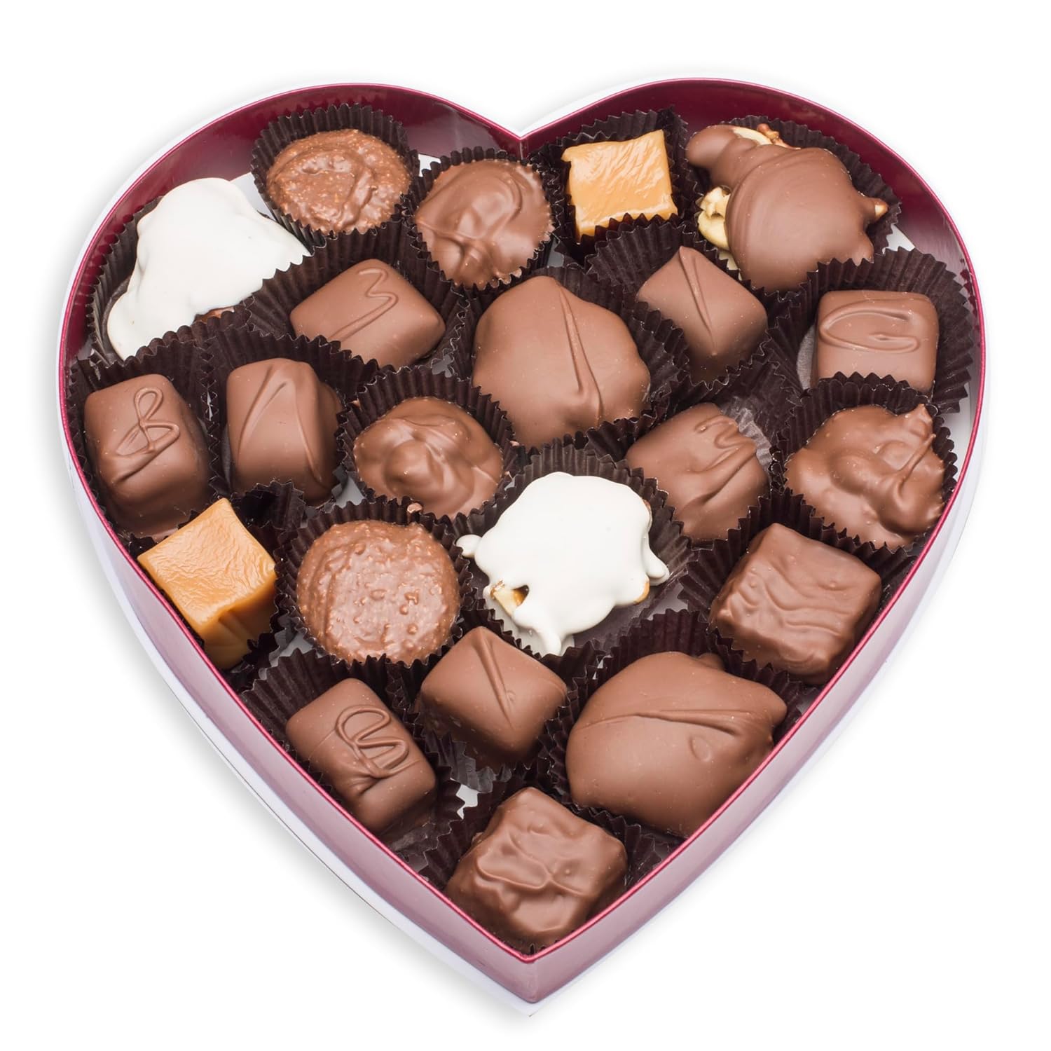 Mrs. Cavanaugh’s 1 lb. Cherry Cordial Dark Chocolate Heart Shaped Box