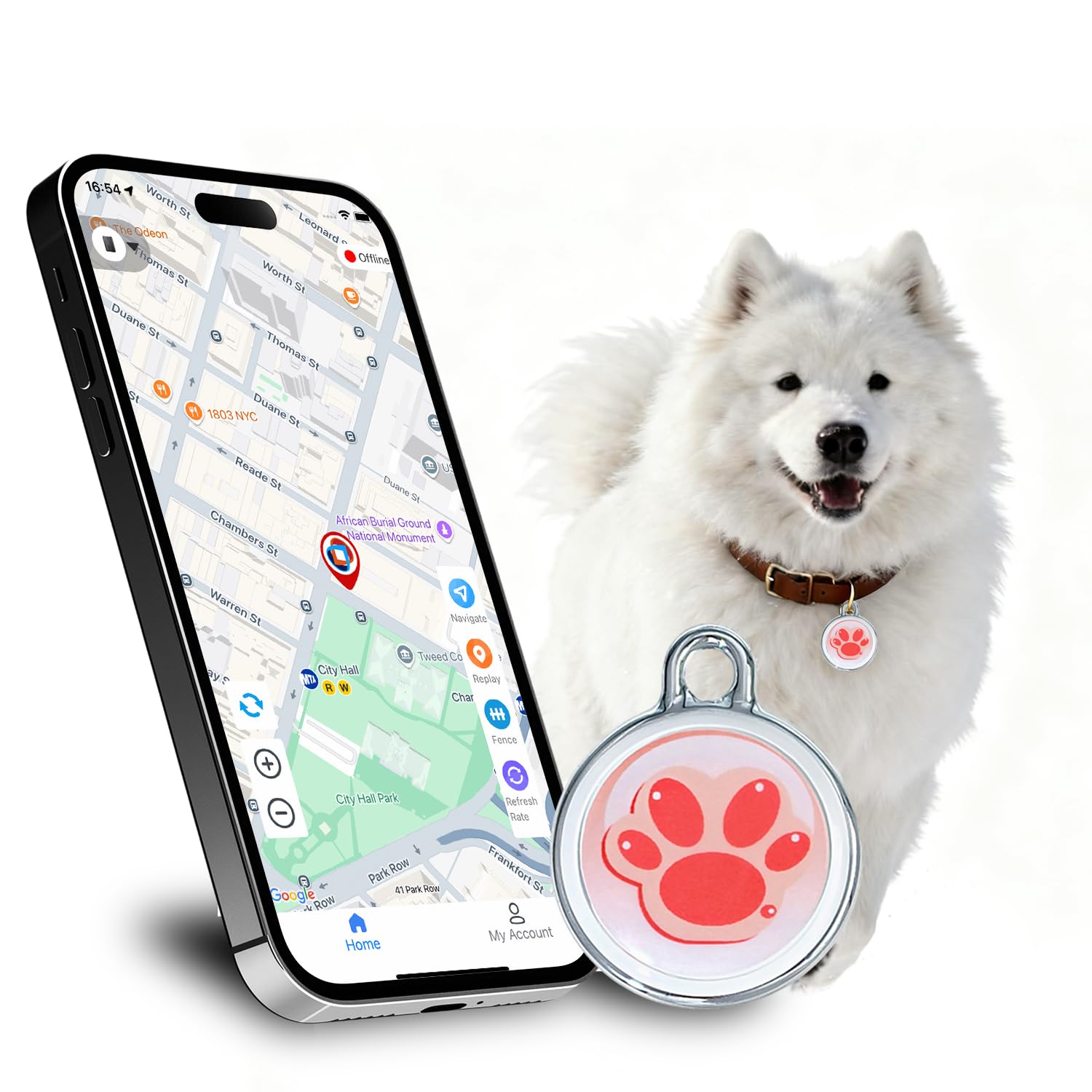 Photo 1 of 2026 Now GPS Tracker for Pet, No Monthly Fee & No SIM Card Needed | Real-Time Tracking for Dogs, Cats