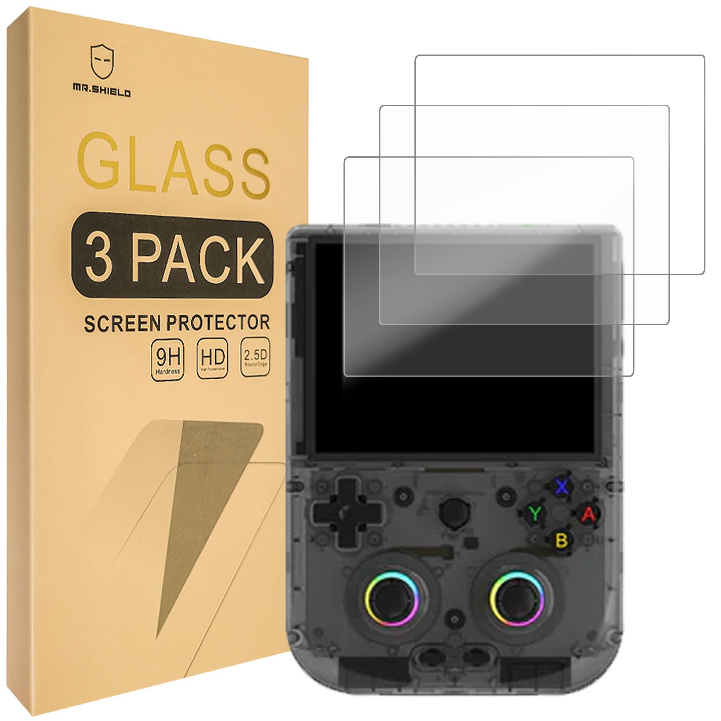 Pellicola Schermo Trasparente Touch Pellicola Protettiva Savvies Per Anbernic RG40XXV - 6 Pezzi Trasparenti Pellicola Antigraffio Portatile