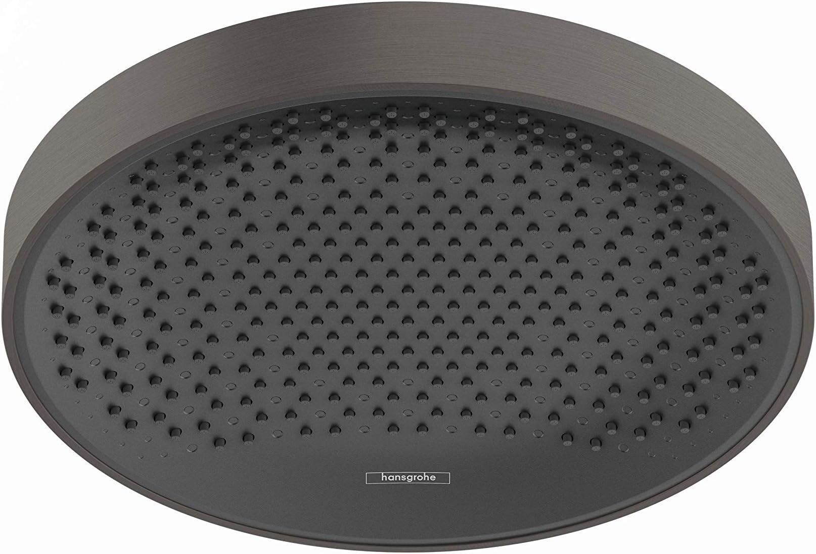 hansgrohe Rainfinity Shower Head 360 mm Round 1 Jet Type Brushed Black Chrome