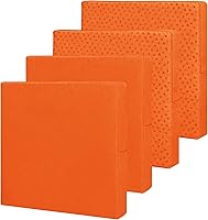 Vista 18 de Easy-Going - Paquete de 4 fundas impermeables para cojines de patio, de 22x20x4 pulgadas, fundas de repuesto antideslizantes para asientos al aire