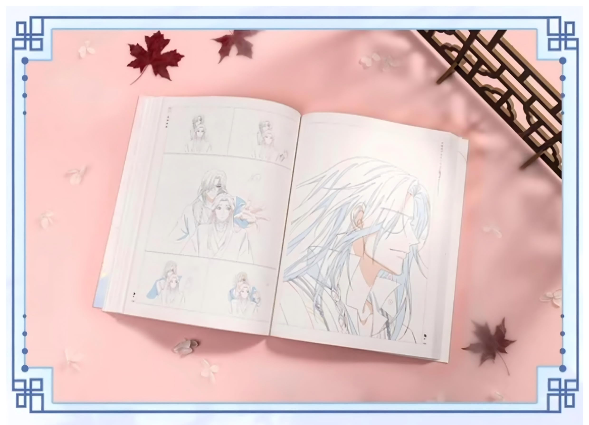 Amazon.co.jp: 天官赐福 原画シリーズ，世中逢尔手描き原稿，花城&谢怜