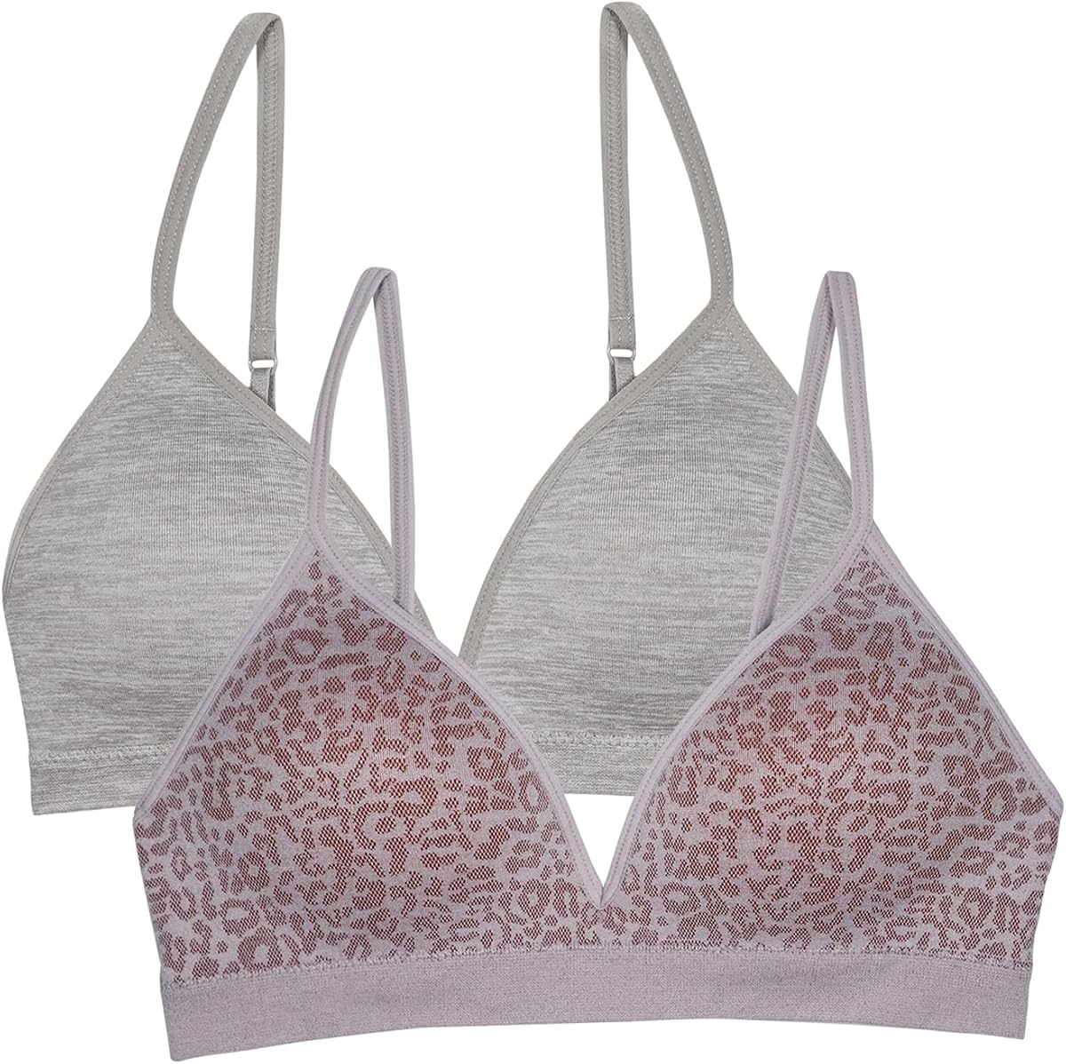 Girl's Seamless Soft Cup Bra, 2-Pack