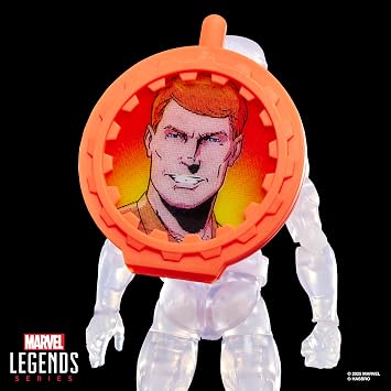 Marvel Legends Serisi Gizli Savaşlar Buz Adam, X-Men Retro Marvel Çizgi Roman Koleksiyonluk 15 cm Kalkanlı Aksiyon Figürü