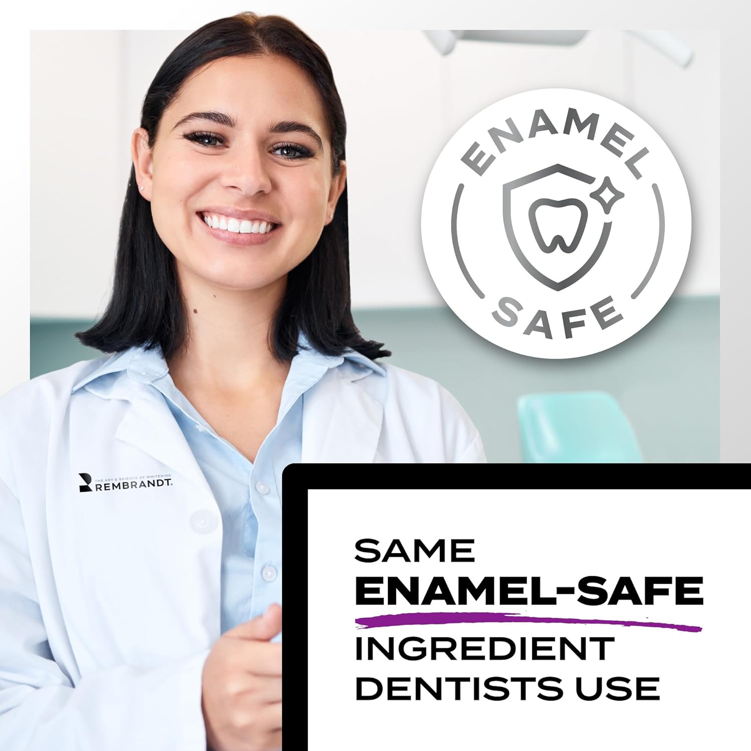 Rembrandt Teeth Whitening Strips, Gentle White, Sensitive Teeth Whitening, Gently Remove Tough Stains, Enamel-Safe, 28 Whitening Strips (14 Treatments) - Image 7