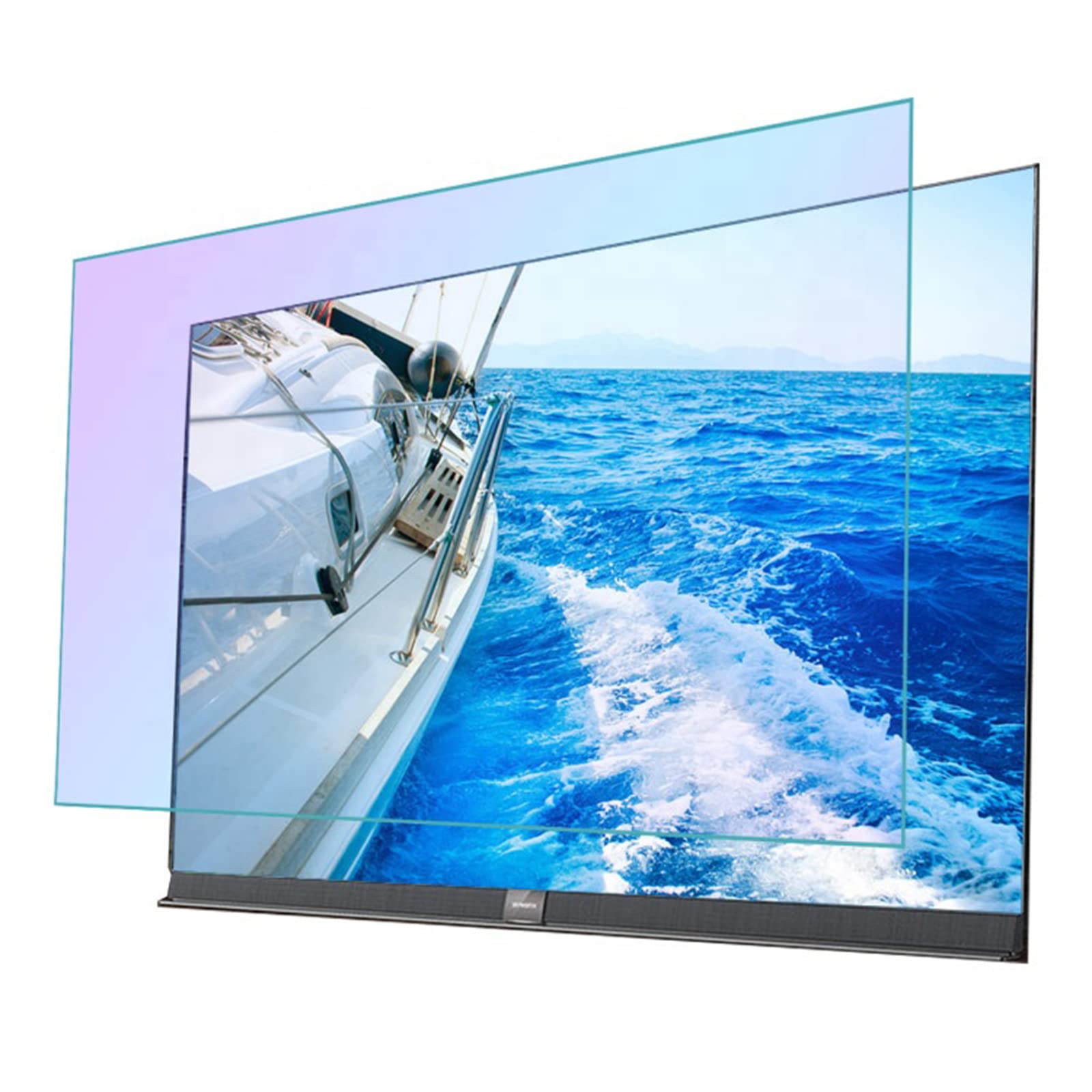 Protecteur d'écran TV 50 pouces haute définition avec filtre optique premium