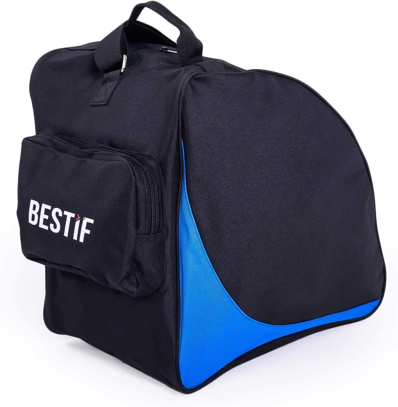 Sac de Ski et Chaussures Jusqu'à 175 cm | Étanche pour Bottes | Noir/Bleu | Avec Sangle de Transport | Indéchirable