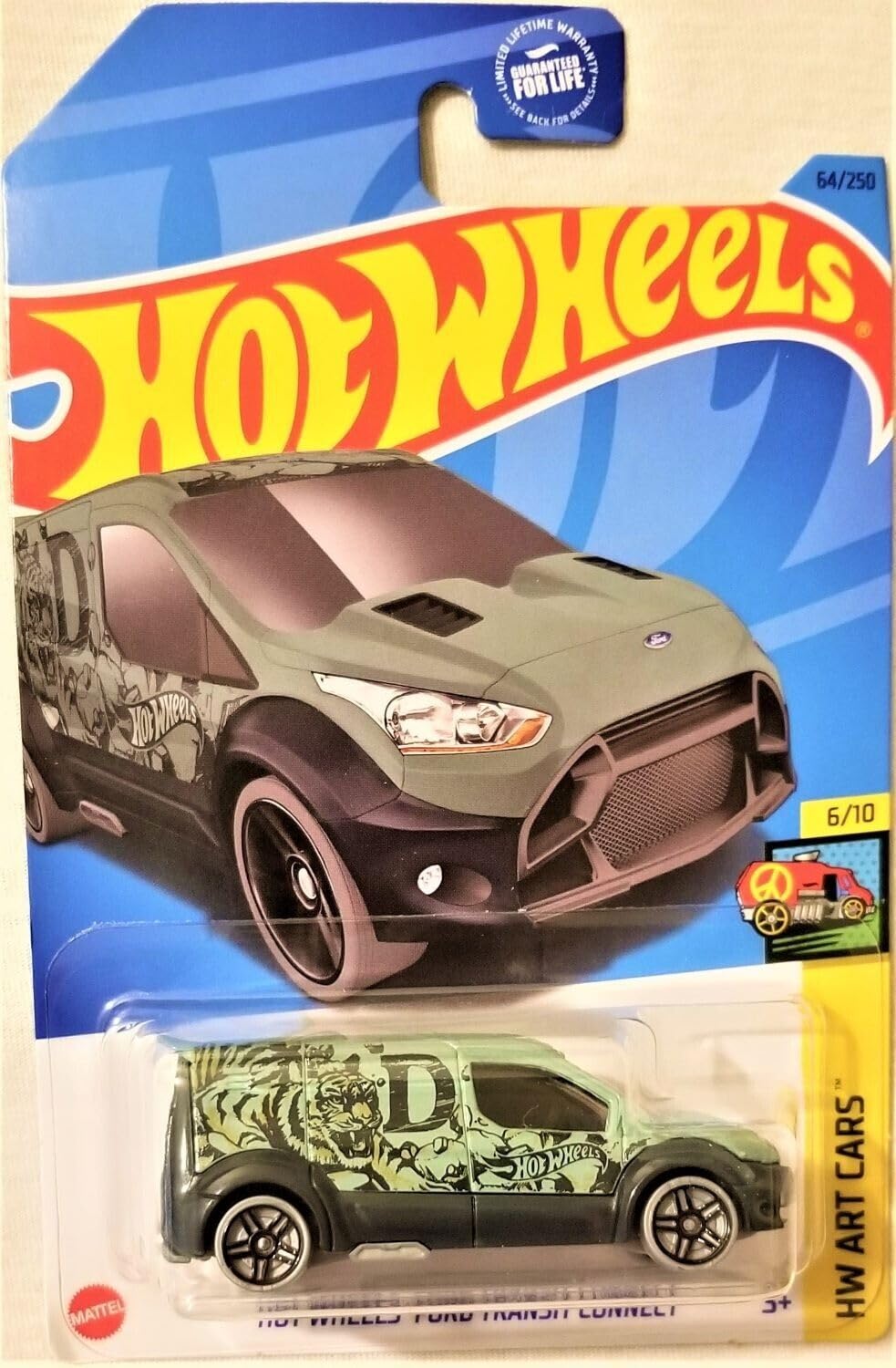 Amazon.com: Hot Wheels Ford Transit Connect 6/10 [ Gray ] 64/250