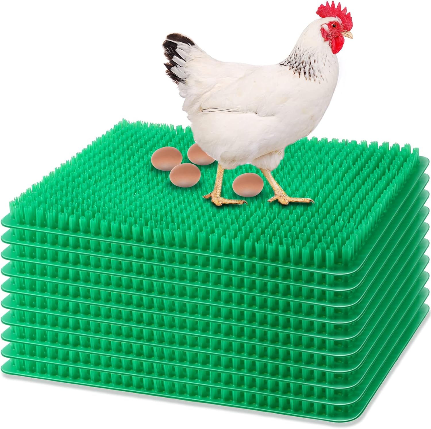 Roowest 10 Pcs Chicken Nesting Pads Easy Washable Nesting