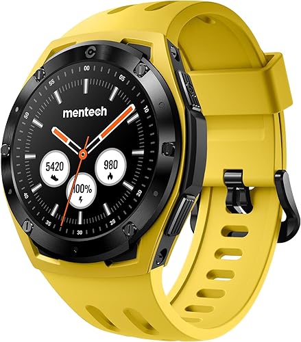 Reloj inteligente Xe1, rastreador de actividad física ligero con pantalla táctil de 1.2 pulgadas, 110 modos deportivos, GPS, luz solar visible, 5