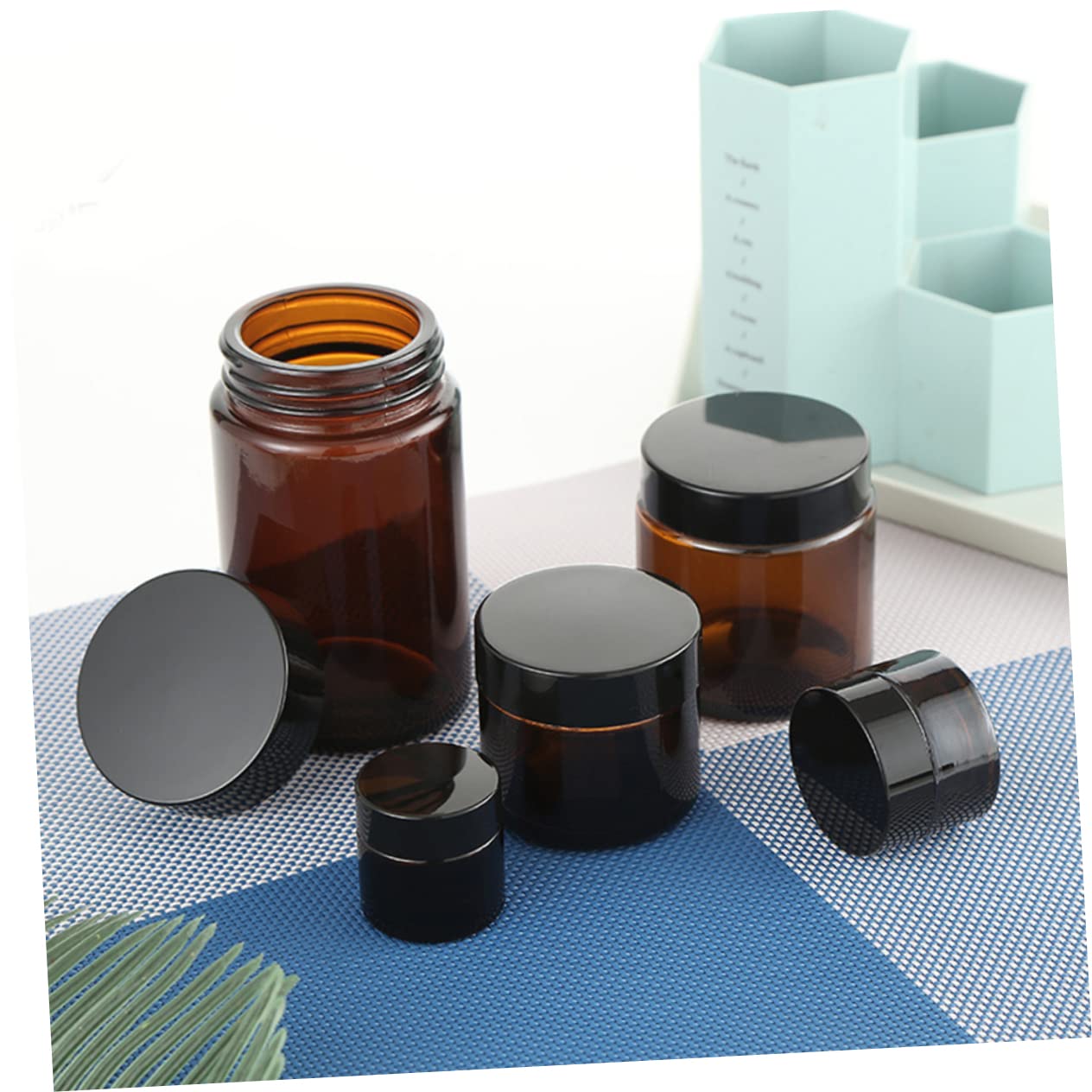 15piezas Botellas De Cosméticos Pequeñas Vacías Unidades Prácticas y Fáciles De Transportar Para De Viaje Dispensador Prueba De Fugas y Reutilizable