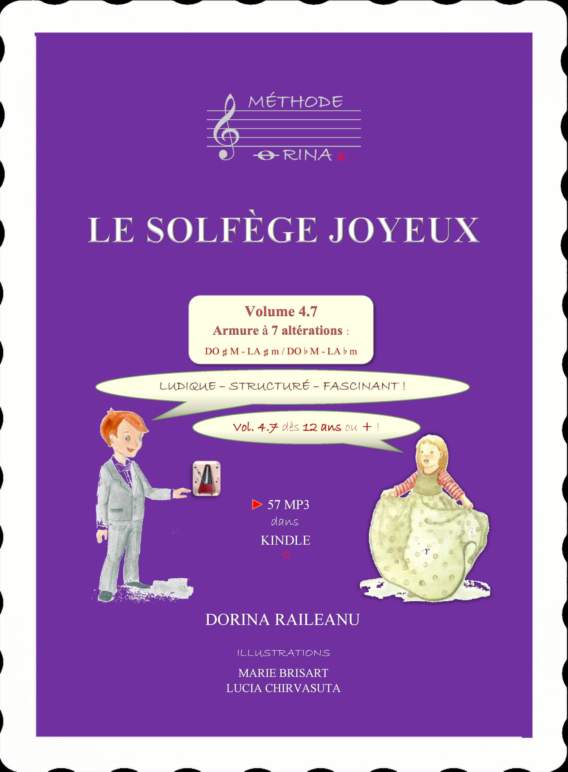Armure à 7 altérations maîtrisée facilement grâce au Solfège Joyeux Volume 4.7 ludique