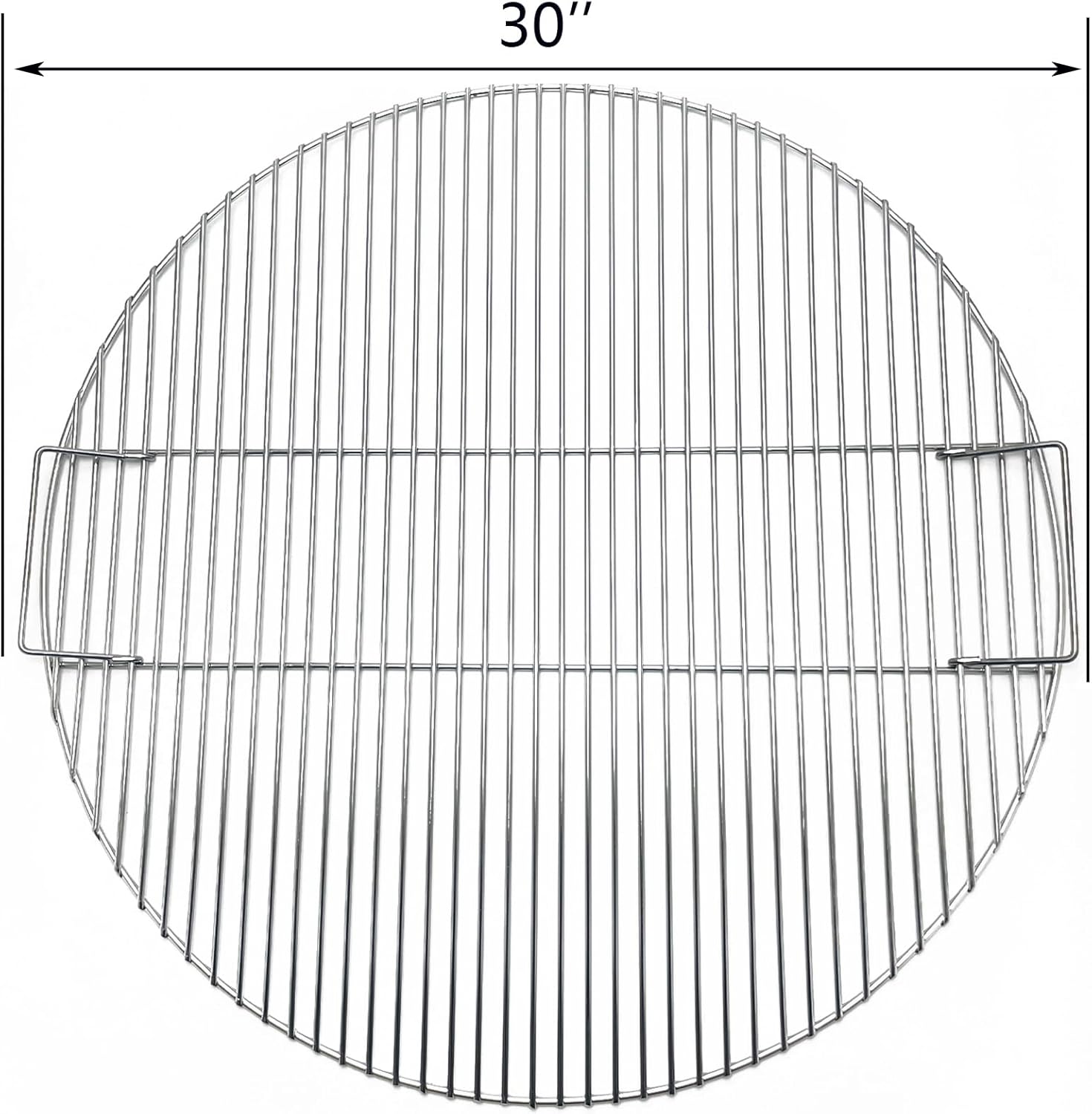 30" Heavy Round Stainless Steel Cooking Grates for Fire Pit Grill, Patio Outdoor Cooking Camping Grill