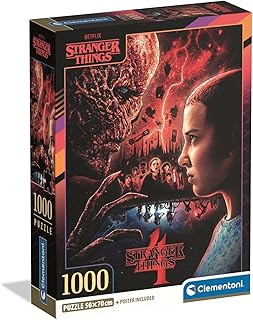 Comprar Clementoni - Puzzle Adulto 1000 Piezas Stranger Things S04 Compact Box, 39981
