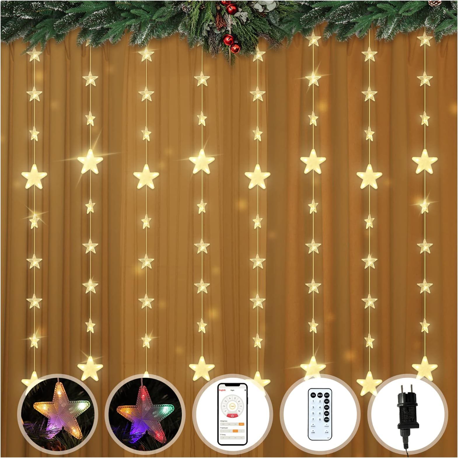 Rideaux De Lumière Noel