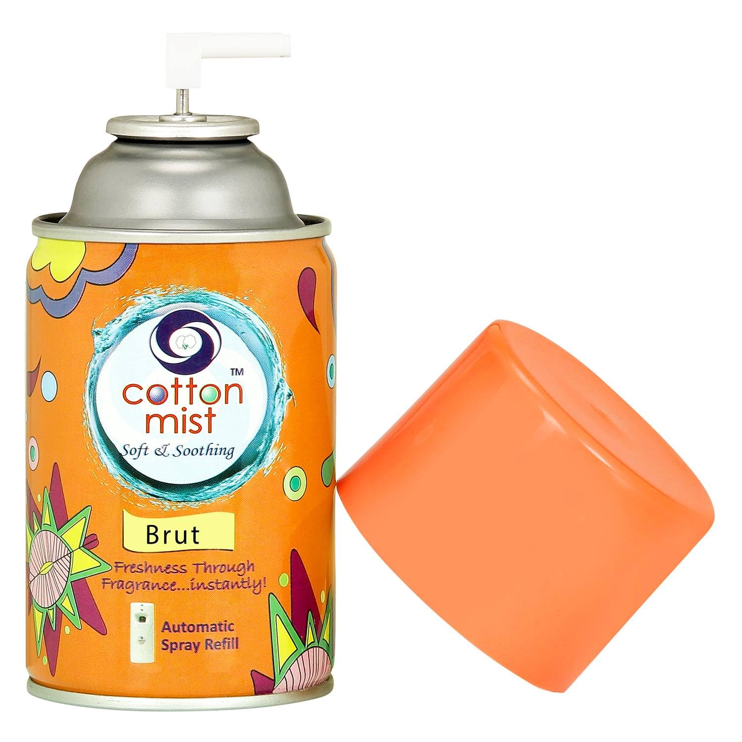 Cotton Mist Air Freshener Refill | Brut Fragrance | 250ML | 3000 Sprays | Ideal For Homes, Offices, Restaurant, Hotel, Mall, Saloon etc | Fits All Standard Dispensers | Does NOT fit 225ml Dispenser-image-46