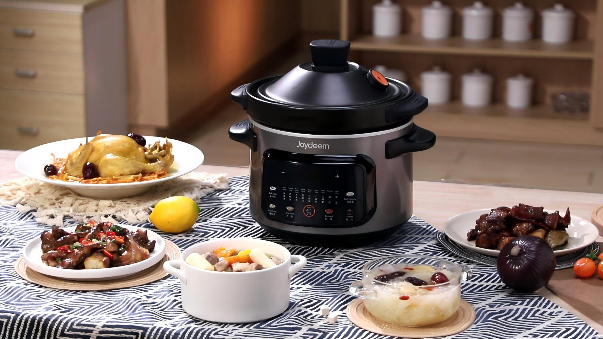 Amazon.com: Joydeem 4 Quart Electric Stew Pot, 500W Multi