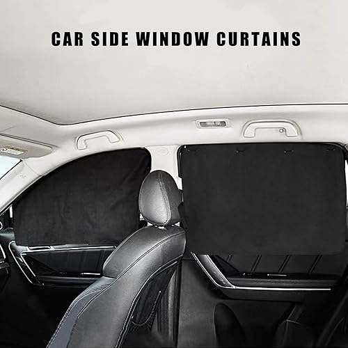 Miniatura 5 de Cortinas para ventana lateral del automóvil, con ventosa, para colgar, retráctiles, protección de sombrilla, sedán, SUV, camioneta, camión,
