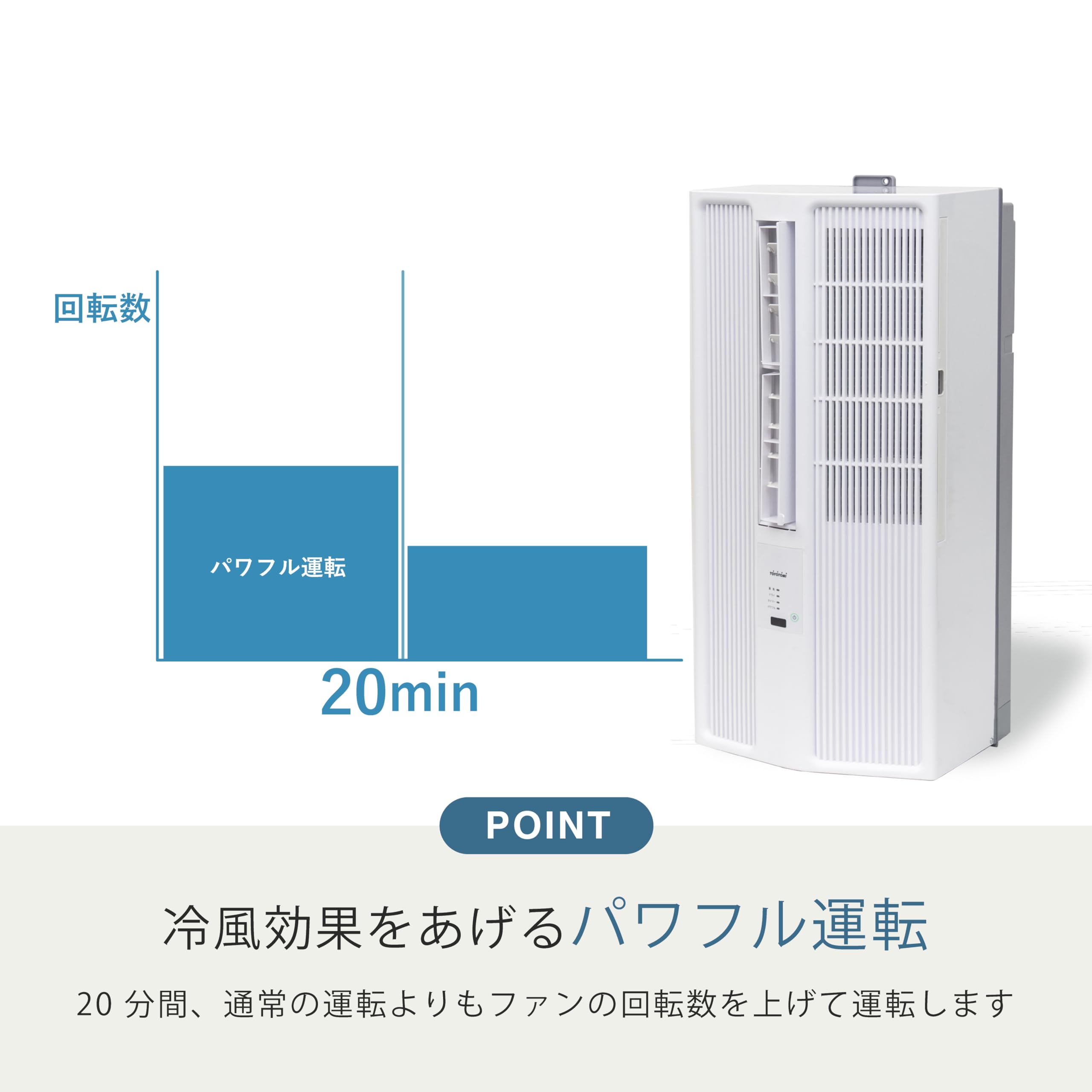 Amazon | TOYOTOMI (トヨトミ) 窓用 ルームエアコン 冷房専用 ホワイト