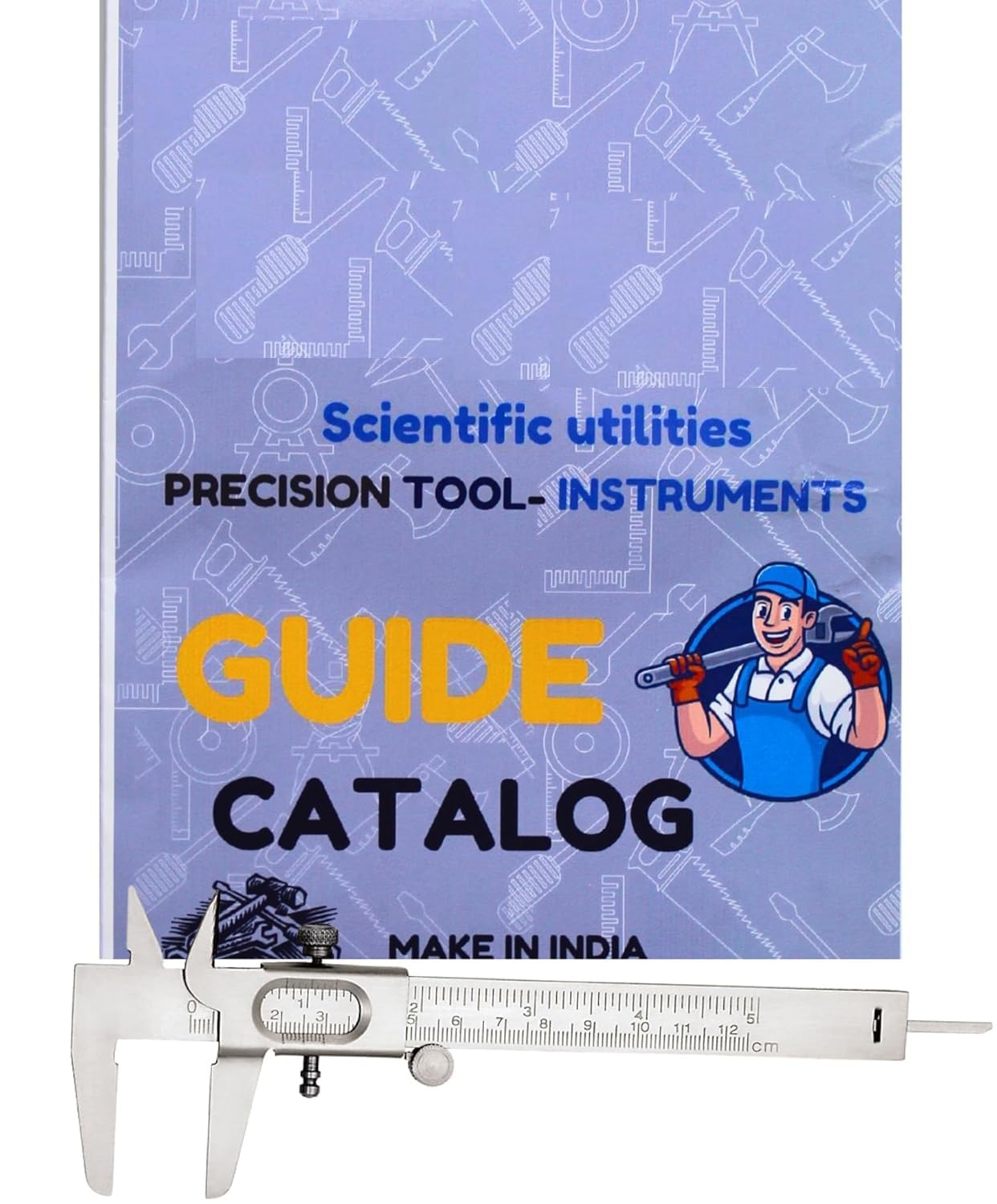 Saini_MEDICOS Vernier Caliper Slide CalliperMeasures 0-12.5 cm Metallic for Measurement of Objects and Depth Used in Industrial,Home or General use (Pack of 10)