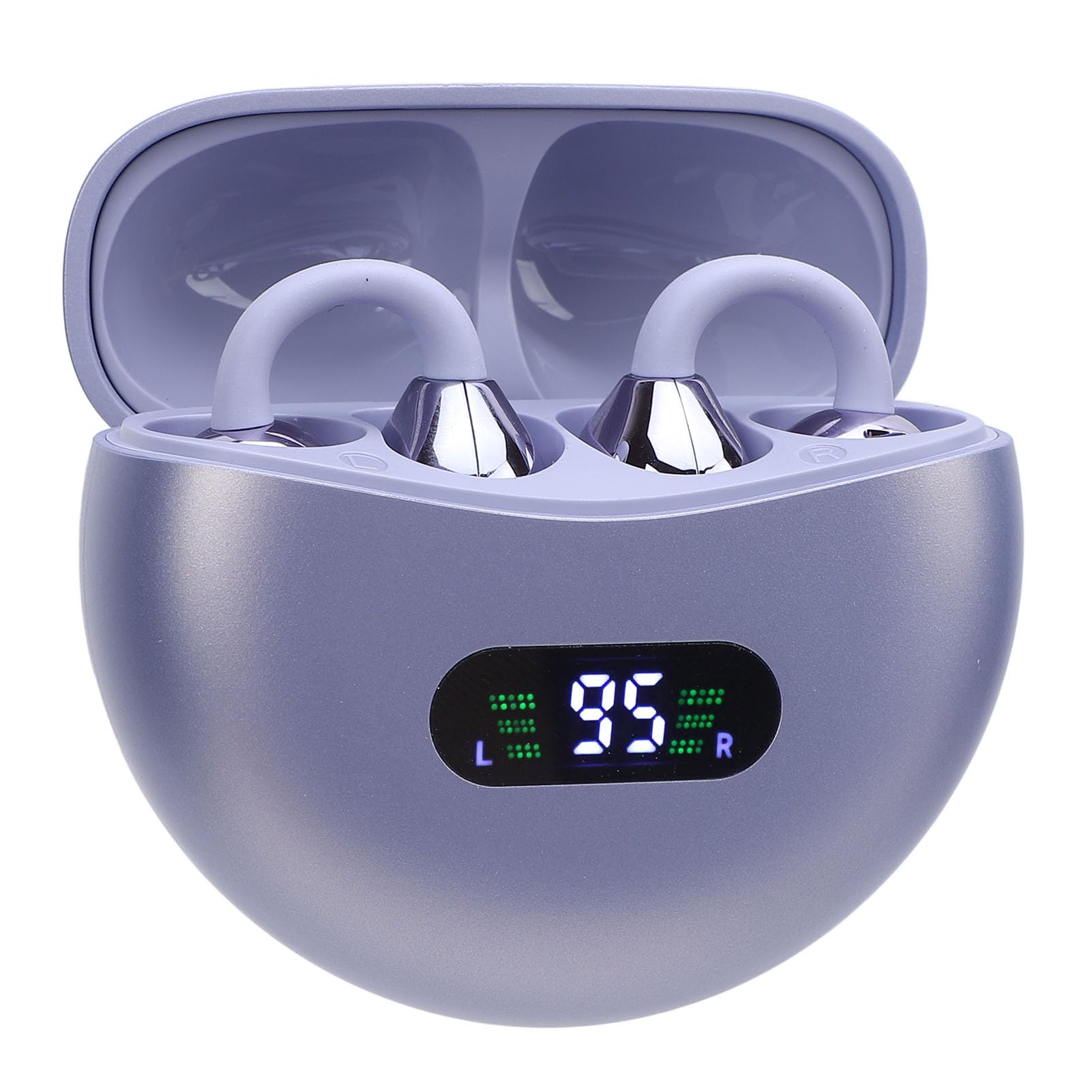 Sxhlseller Auricolari per Traduttore di 144 Lingue |Bluetooth 5.49 Cancellazione del Rumore Wireless, Traduzione in Tempo Reale con Controllo Touch e Batteria Lunga per (PURPLE)