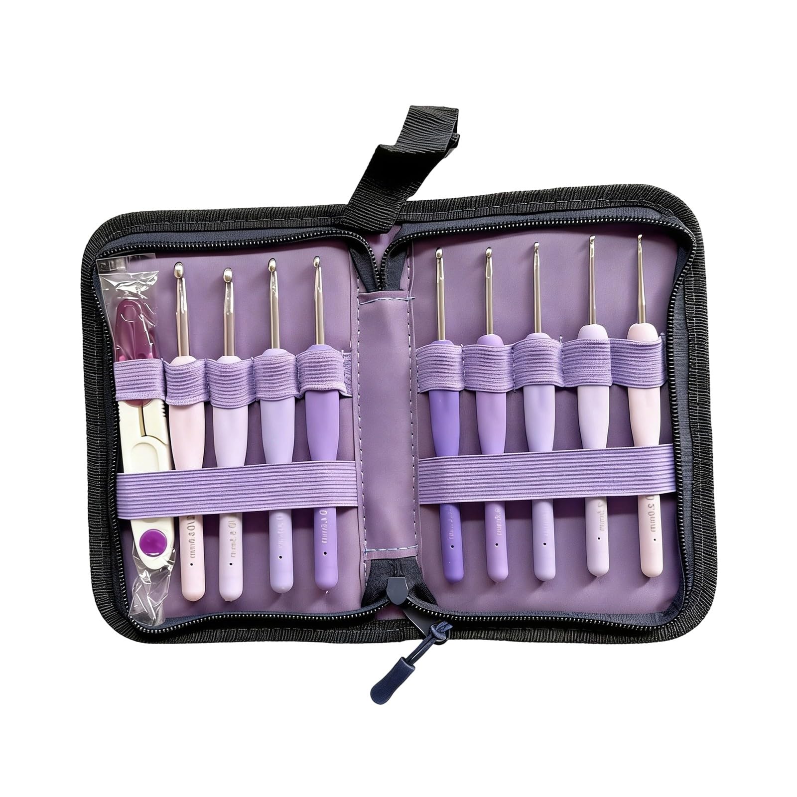 APGLSXY Supplies Bundles Featuring Ergonomic Hook and Multiple Color Thread for Creative Designs Portable Crochet Equipment