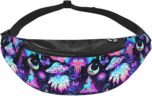 Miniatura 169 de Graffiti Instrument Music 80s 90s Microphone Fashion Casual Fanny Pack Waist Bag Men Women Adjustable Belt Waist Bag For Travel Hiking Cycling