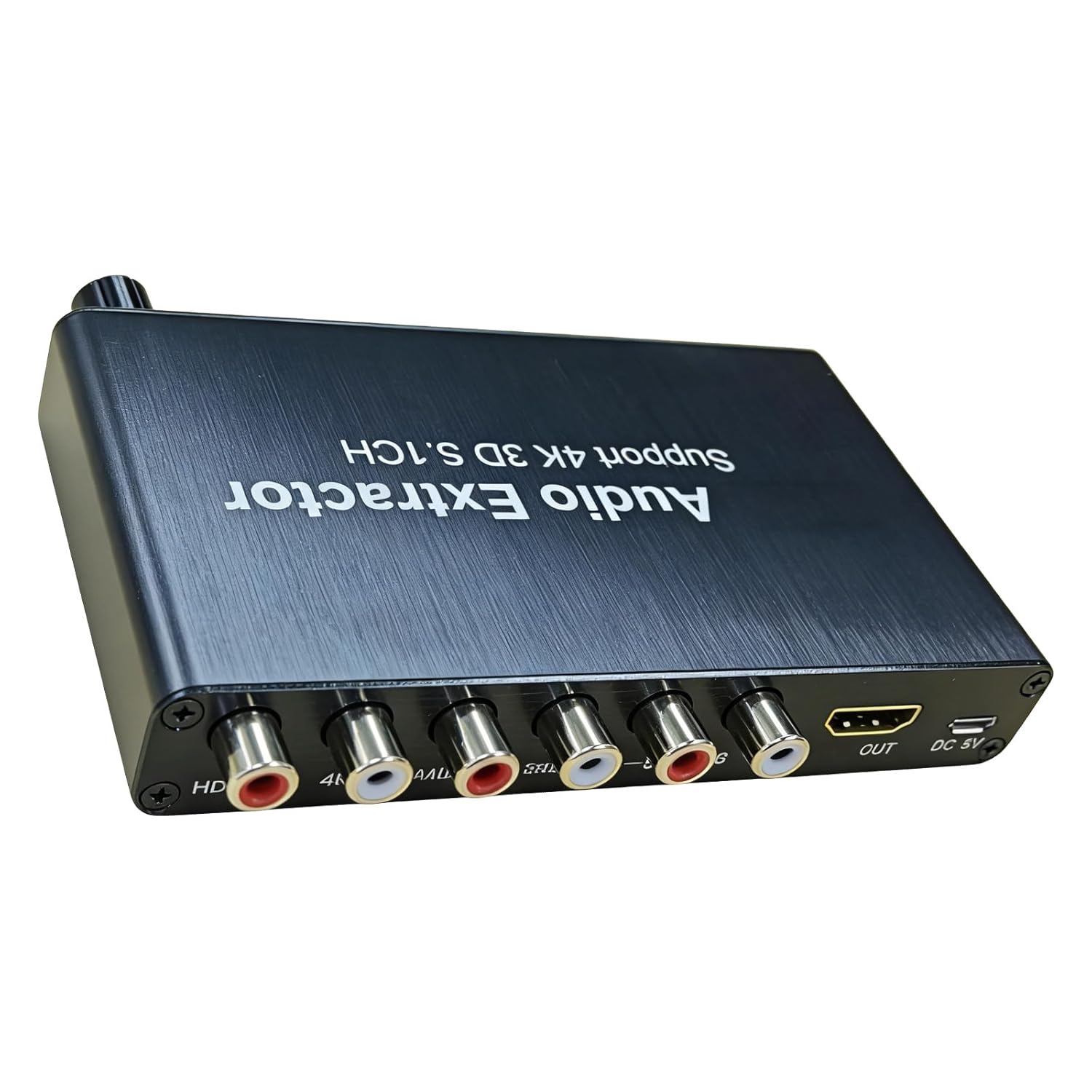 Digital Decoding Converter 5.1 Channel Output for and Monitors Digital Optical Coaxial to Surround Sound Home Theatre Multi Channel Box Hi-fi for Amplifier Old Receiver Upgrade