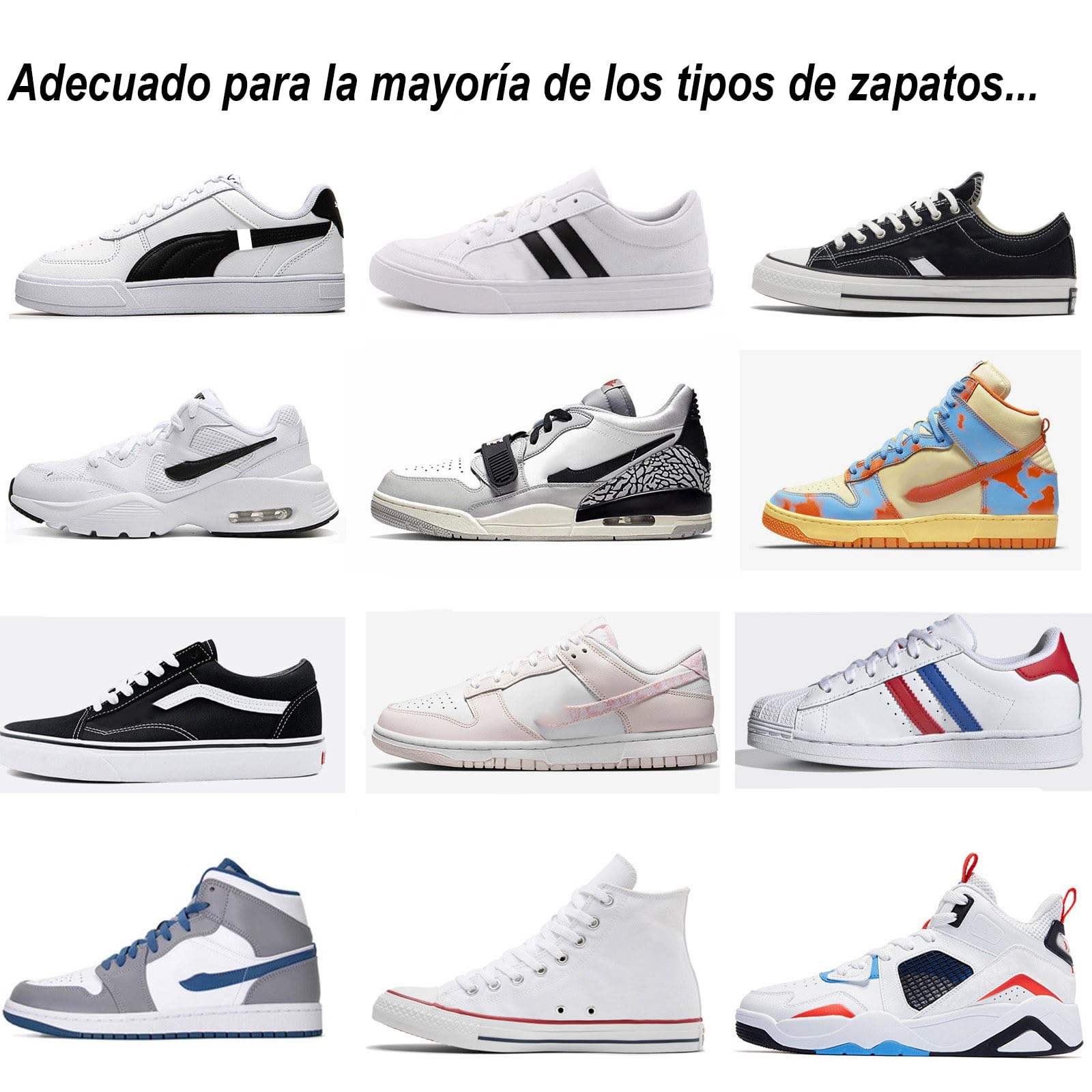 Stepace 2 Pares Cordones Planos,8mm de Ancho,Cordones Reemplazo para Zapatillas,Zapatos — view 7
