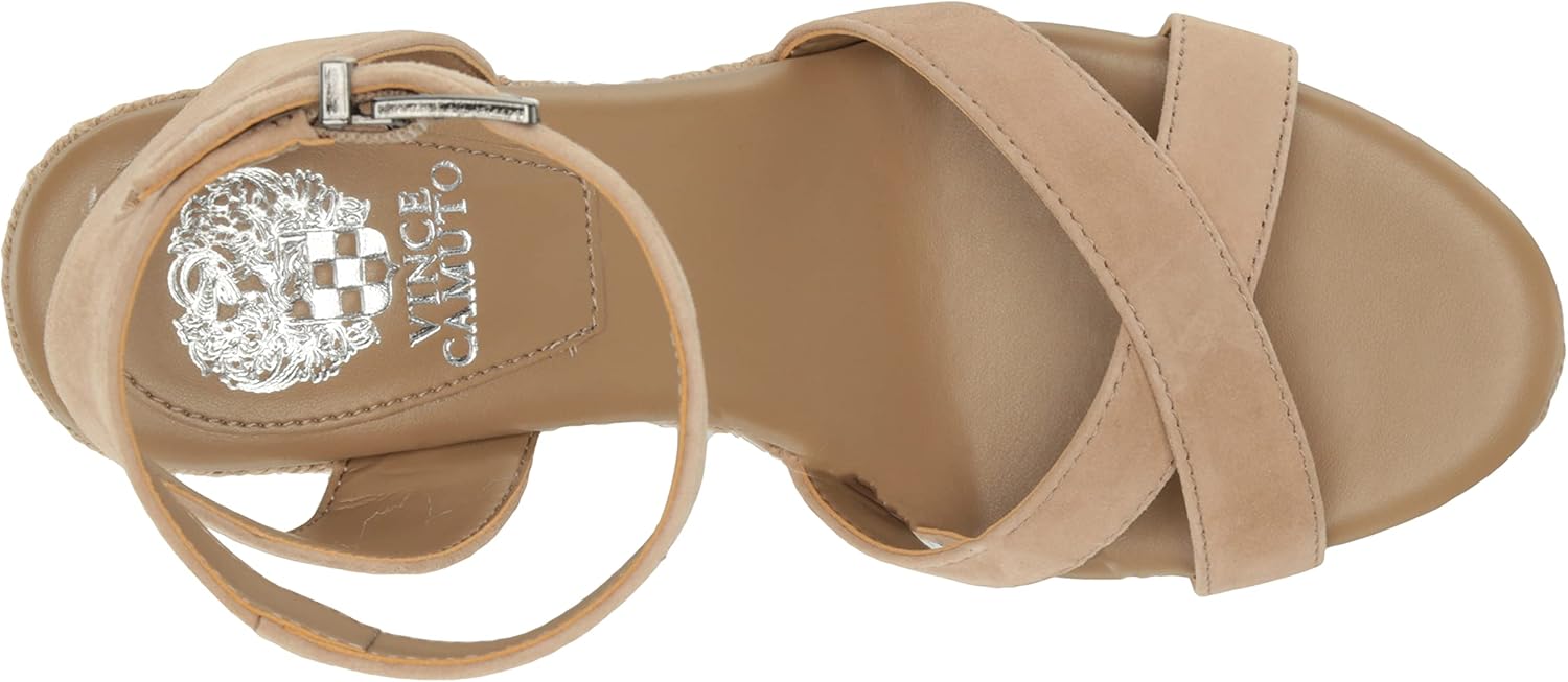 Vince Camuto womens Fettana Espadrille Wedge Sandal