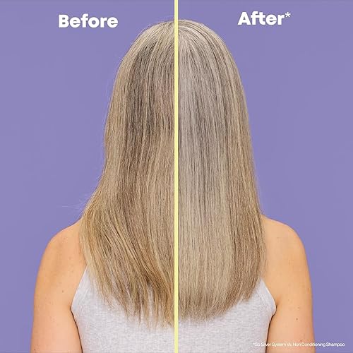 Miniatura 3 de Matrix So Silver Purple - Juego de champú y acondicionador pigmentado  Elimina matices amarillos cobrizos  Acondicionador tonificante para rubios y