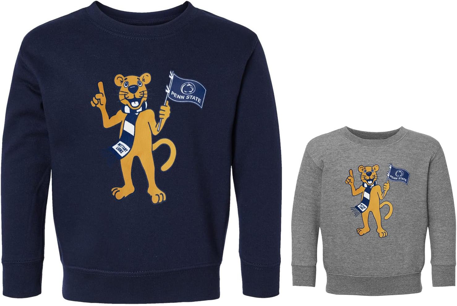 The Family Clothesline Penn State Officially Licensed Toddler Mascot Flag Crewneck Sweatshirt