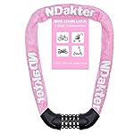 NDakter Bike Lock, 5 Digit Combination Heavy Duty Anti Theft Bicycle Chain Lock, 2.62/3.2/4.27/5/6Ft Long, High Security Resettable, Suitable for Bike, Scooter, Door, Gate, Fence-4/6mm Thick