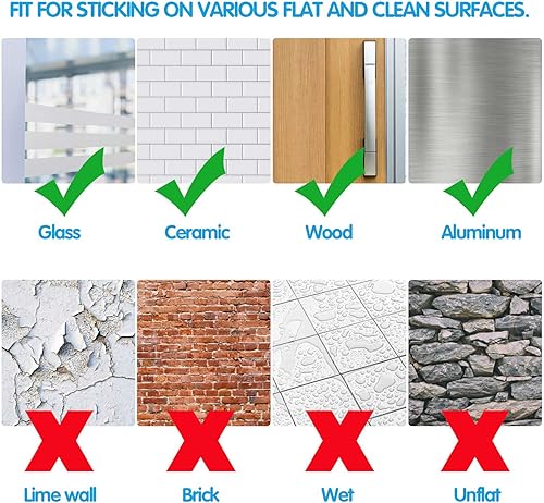 Miniatura 5 de 20 piezas de 8 x 11.5 pulgadas soporte magnético para letreros magnéticos, marco de exhibición autoadhesivo, marcos de fotos de doble cara, soporte