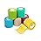 FriCARE Self Adhesive Bandage Wrap, Medical Tape in First Aid Kit, Cohesive Bandages for Wounds Sport Vet, 2 Inches X 5 Yards 6 Rolls, Fresh