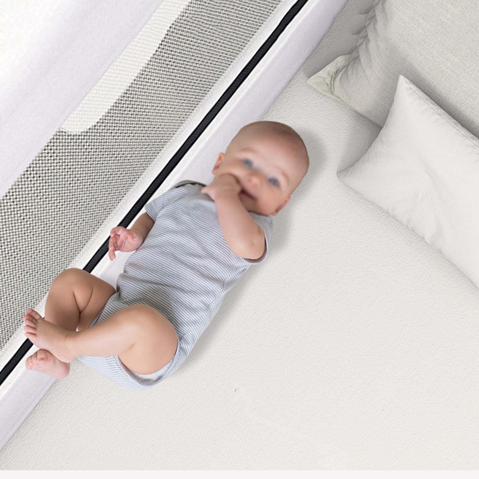 NAIZY Sponda per Letto per Bambini 150 cm Sponda per Lettino Portatile
