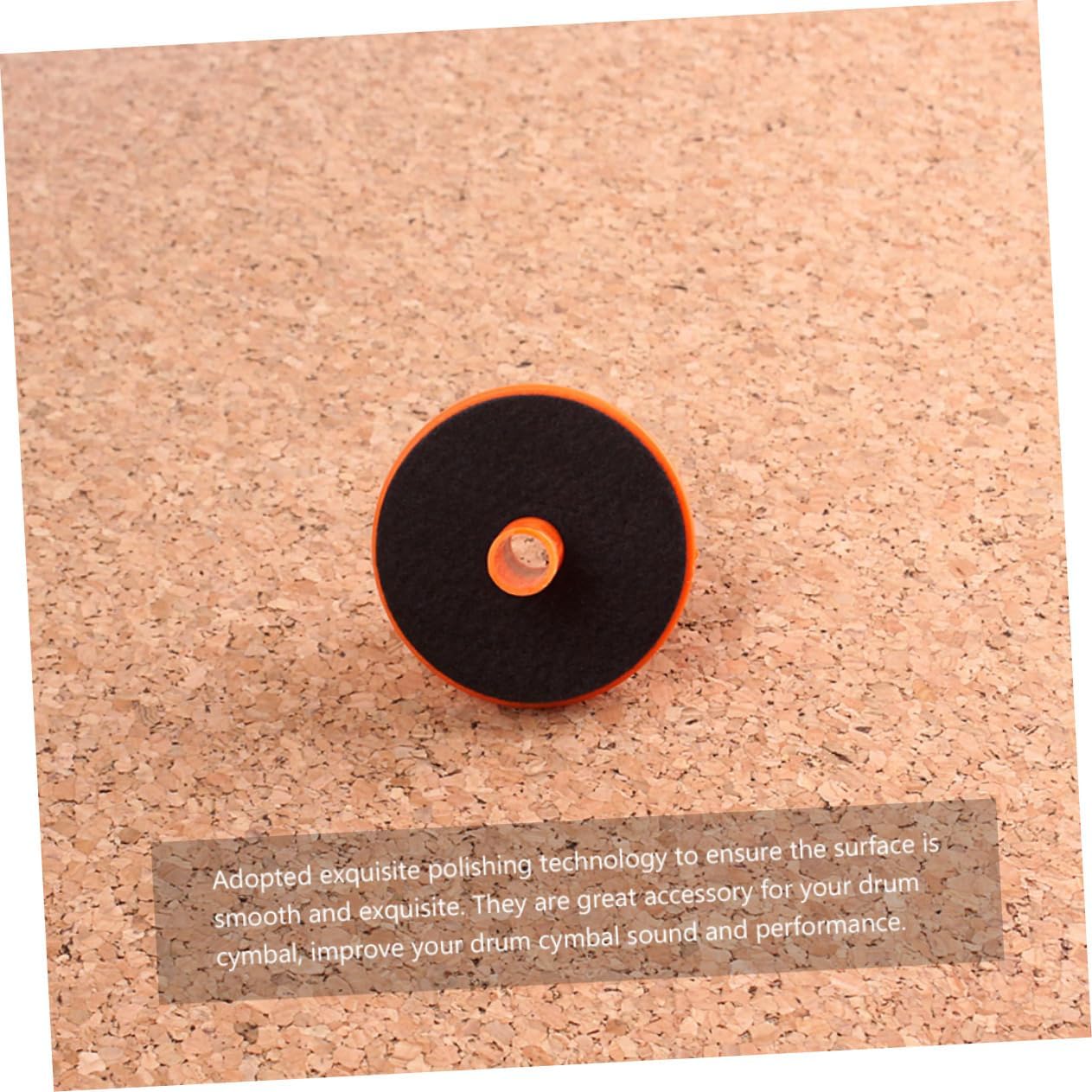 Hemoton Orange Cymbal Seat Support for Drum Cymbal Stand Accessory