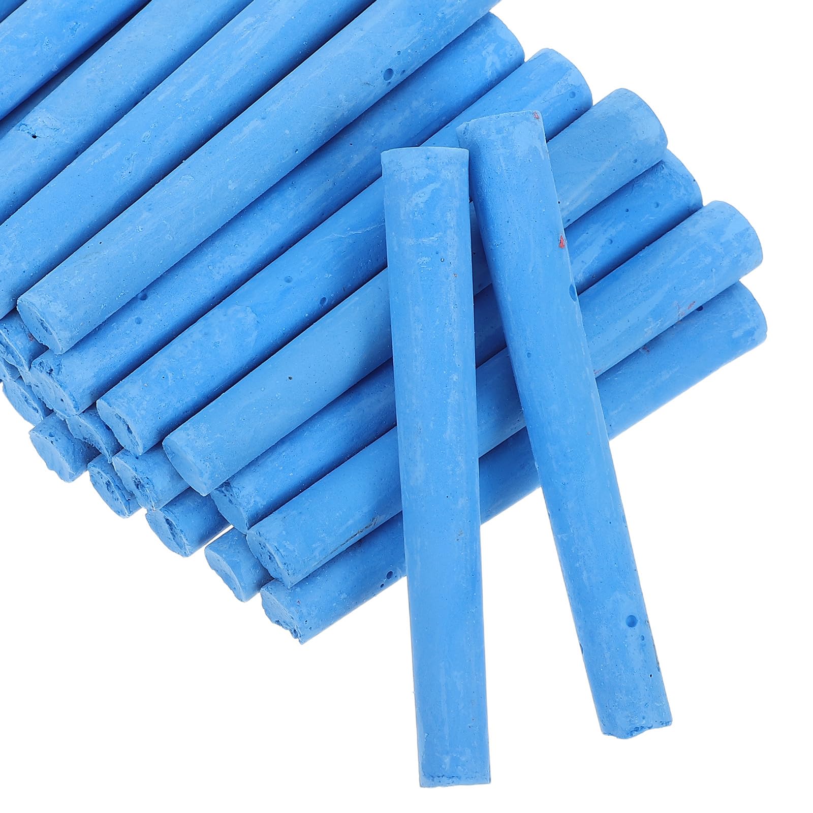 Kisangel 8 scatole di gessetti colorati per lavagna - Gessos a bassa emissione di polvere per aule scolastiche, materiale didattico, scrittura o pittura fluide, blu, 3x0,4"