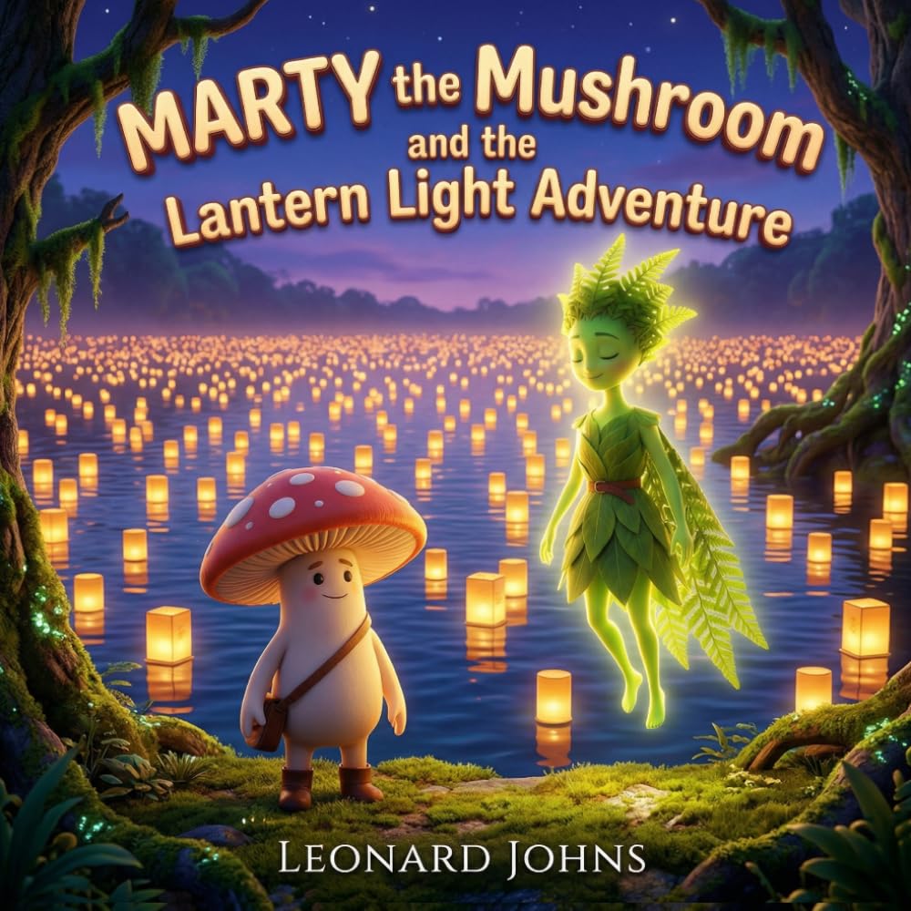 Marty the Mushroom and the Lantern Light Adventure: A Magical Lagoon Adventure About Patience, Patterns and Problem Solving | A Gentle Bedtime Story ... Ages 4–8 (Marty the Mushroom Series of Books)