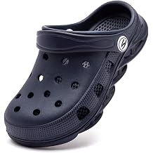 HOBIBEAR Boys and Girls Classic Graphic Garden Clogs Slip on Water ShoesToddler/Little Kids/Big Kids