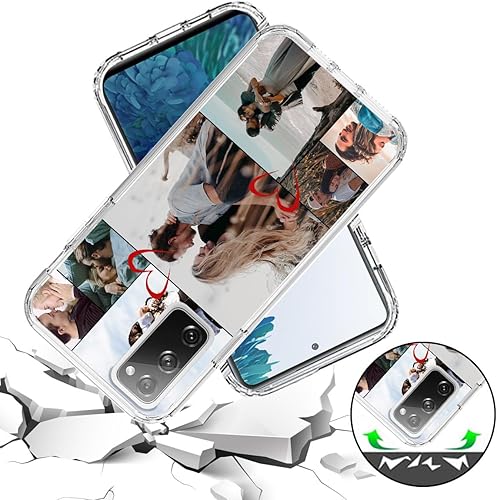 Vista 202 de Funda transparente 3 en 1 diseñada para teléfono Galaxy S21, Plus/Ultra/FE 5G Samsung, capas protectoras híbridas [protector de pantalla] Borrar 05