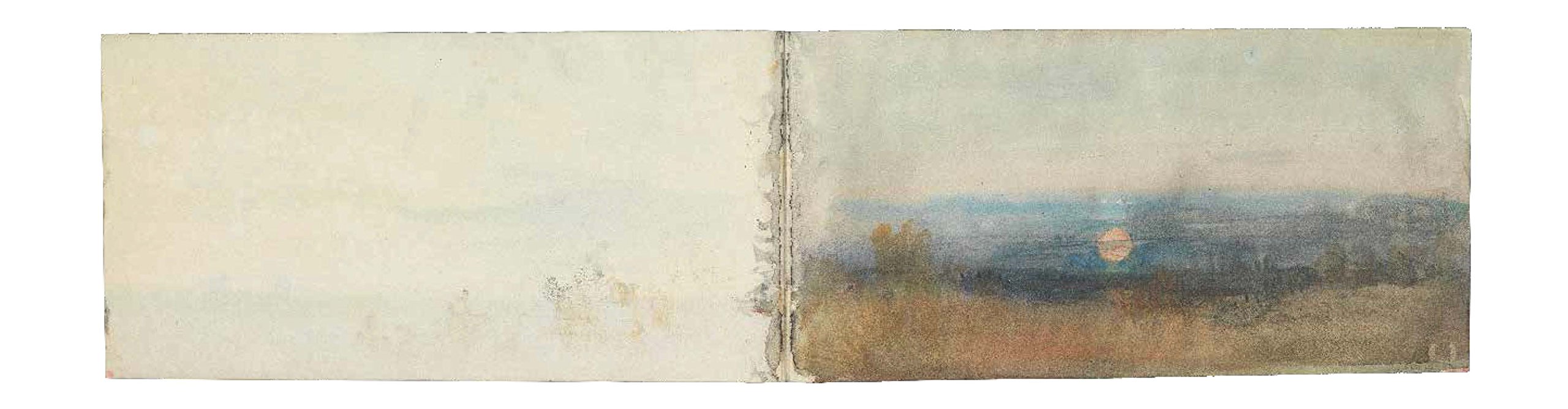J.M.W Turner The Skies Sketchbook /anglais
