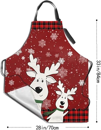 Miniatura 5 de Kawani Delantal adulto con bolsillos, delantal de cocina de chef