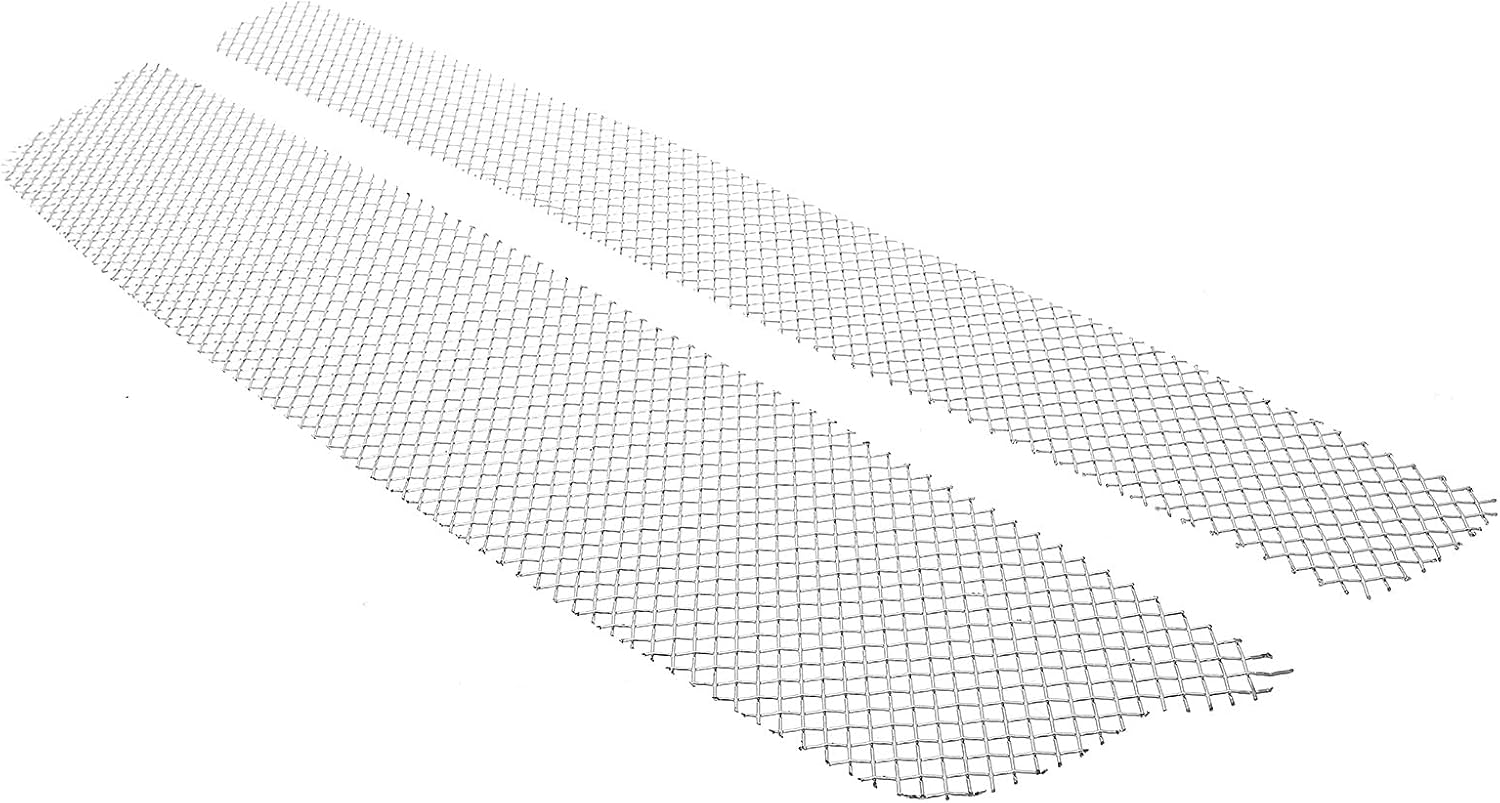 APS Compatible with Chevy Malibu 2008-2012 Main Upper Stainless Steel Chrome Mesh Front Grill Grille Insert C76780Z