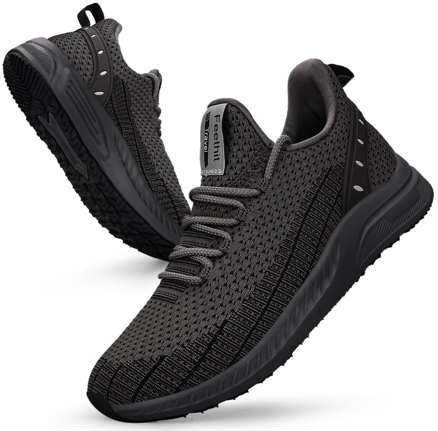 Feethit Womens Slip on Running Walking Sneakers Athletic Gym Tennis Shoes