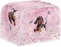 Vista 254 de Marbling Butterfly Print 2 Slice Toaster Dust Cover, Kitchen Small Appliance, Anti Dust and Fingerprint Bread Machine Cover