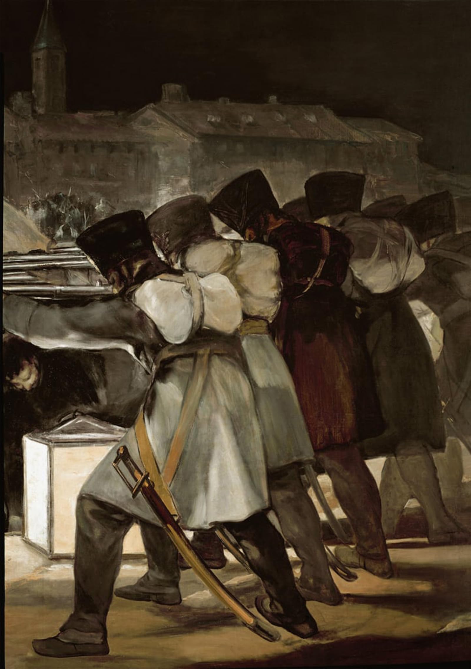 ARTXLXXBN Famous Painting Art Wall Decor Abstract Art Picture the Execution of May by Francisco De Goya Animal Pictures for Home Decor 60x90cm