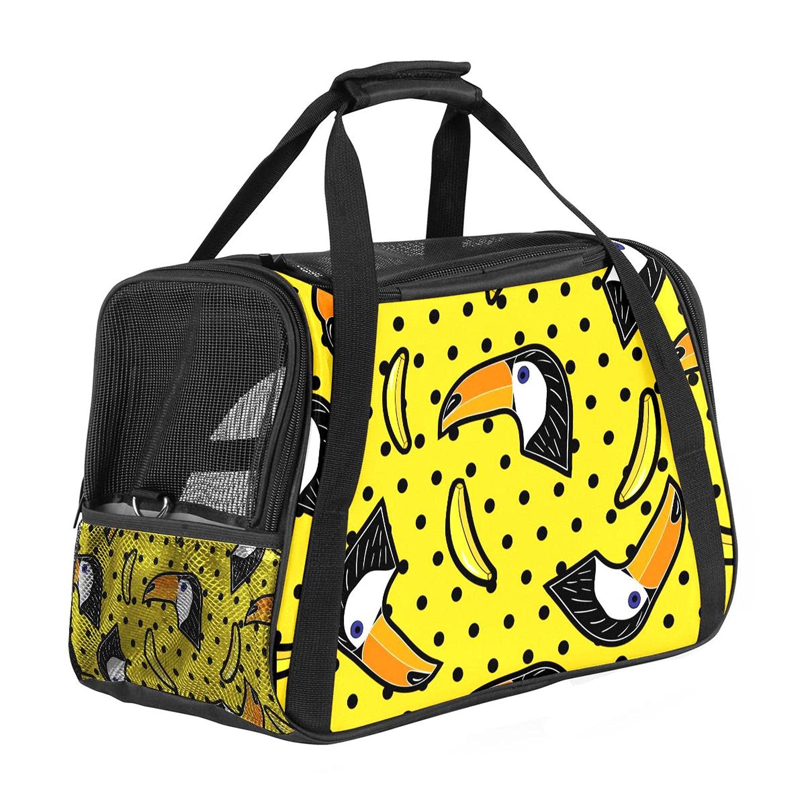 Sac de transport souple pour chat et chien réduit le stress en voyage cabine