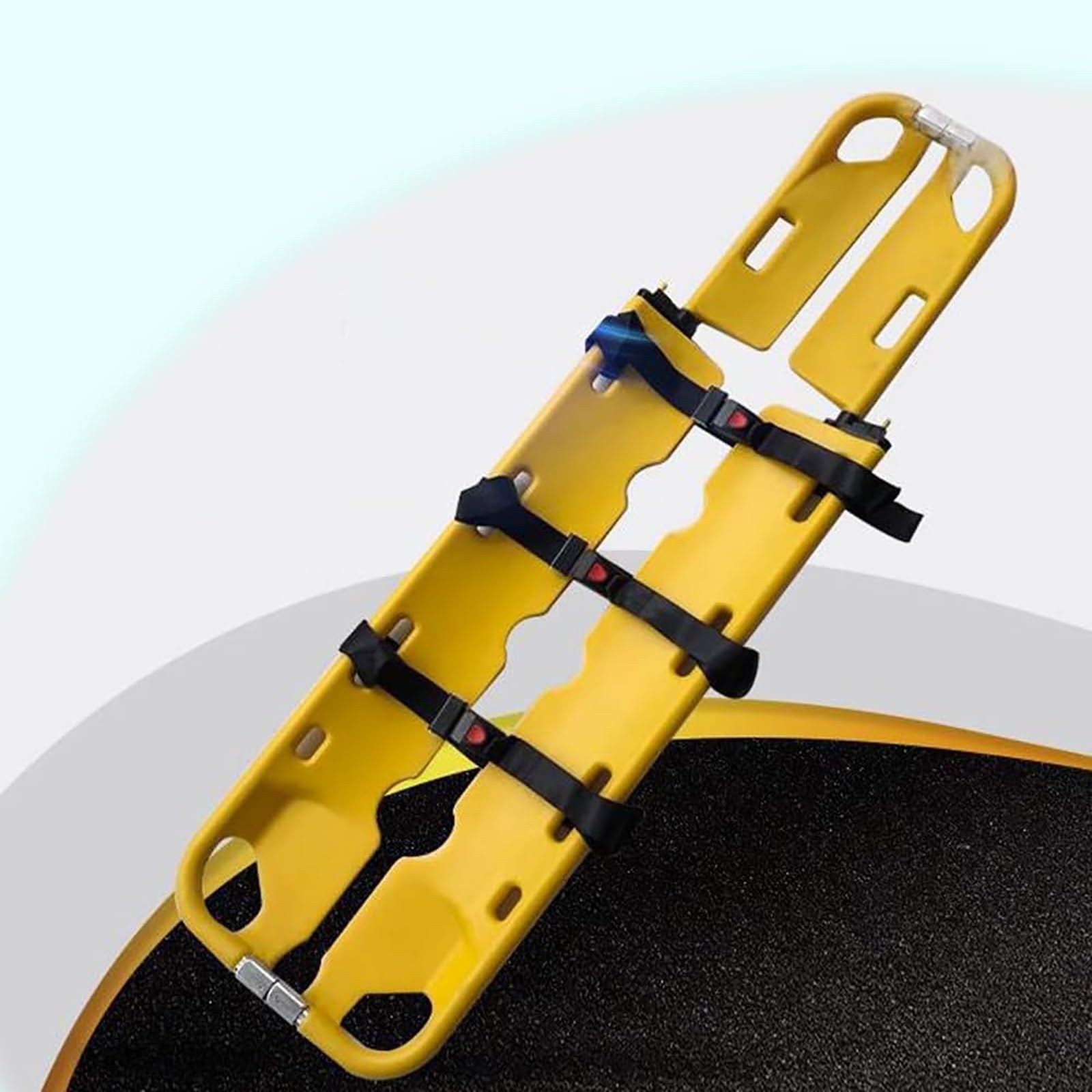 SGKOMN Aluminum Scoop Stretcher, Portable Stretcher, Medical Folding Emergency Patient,Adjustable Length Travel Size Medical Stretcher for Patient Transport, for Home Hospital